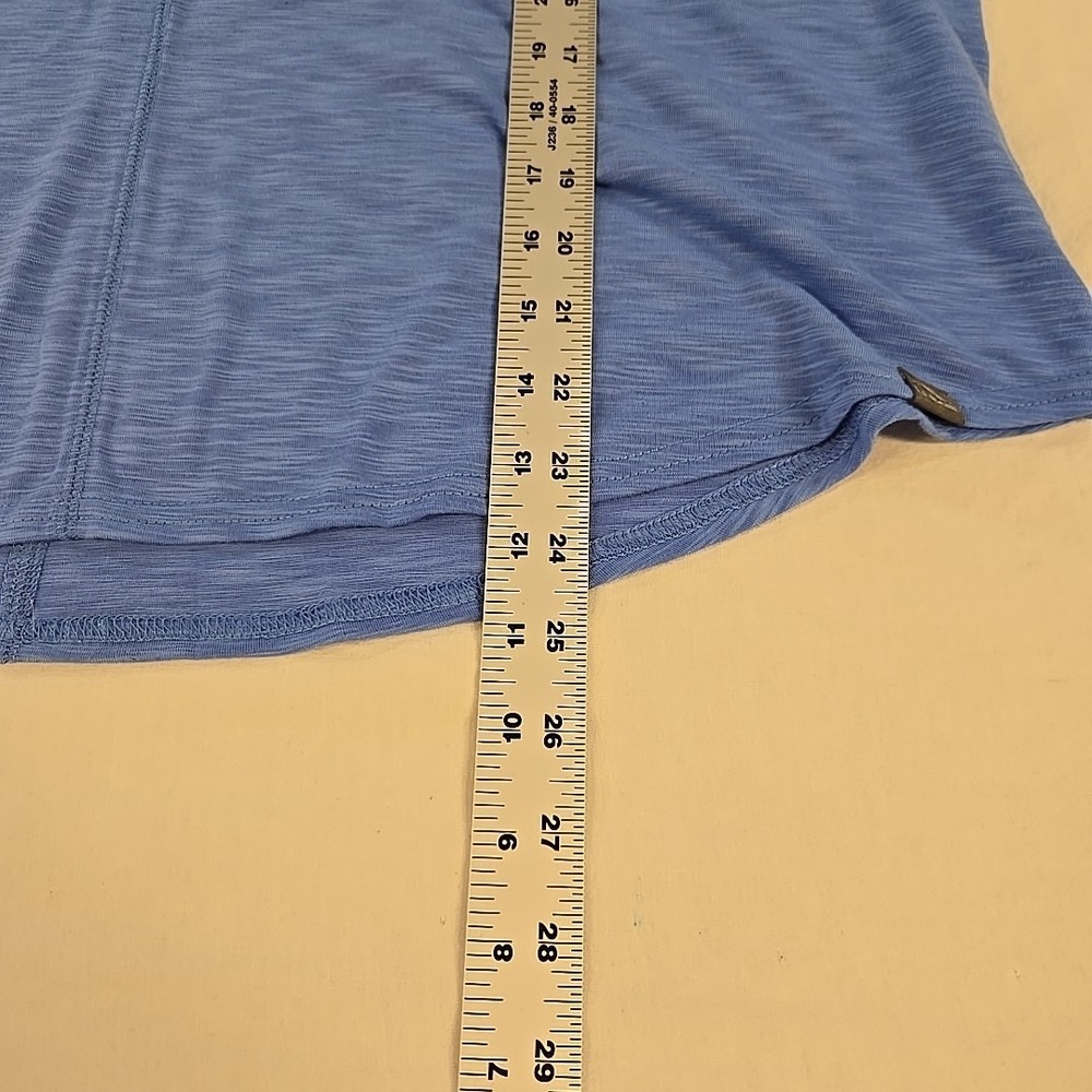 L.L. Bean Women's Streamside T-Shirt XL Petite Blue Moisture Wicking Outdoor Gym - Picture 7 of 11
